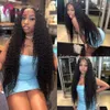 Synthetic Wigs 13x6 Deep Wave Lace Front Human Hair 4x4 Curly Closure for Black Women Glueless Wig Pre Pluck with Baby 230821