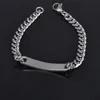 Bracelets de charme Femmes Hommes 81015mm Large Argent CouleurOr Couleur Acier Inoxydable Curb Cubain Lien Chaîne Bracelet Bracelet Bijoux Cadeau 230821