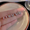Orecchini penzolanti intarsiati intagliato farfalla per perle set di orecchini a tre pezzi Personality Fashion Accessori estivi per feste di gioielli