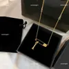 23ss diseñador mujeres collares pendientes cadena de oro joyería diamante cruz pin colgante collar incluyendo caja regalo preferido