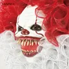 Inne imprezy imprezowe zapasy Lofytain Straszne klaun wieńce dekoracje ścienne przerażające wieniec horror halloween wieńca do drzwi do maskarady Rave Festival impreza 230821