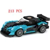 Diecast Model Car Speed ​​Champion Super Race Racing Model Blocks Blocks Kits Sports Desena Cidade Grande Veículo Técnica de Toys para Crianças 230821