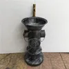 Bath Accessory Set Iron Retro Integrated Floor Column Sink Small Fire Hydrant Industrial Style Wash Basin Washbasin Bathroom Accessories