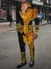 Erkek Trailsits Vintage Harajuku Baskı Erkek Giyim Bahar Sonbahar Günlük Takım Takımları Uzun Kollu Gömlek Pantolon 2 Parça Set Modaya Sokak Giyim 230822