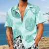 Camisas informales para hombre, camisa de verano 2023, camisa hawaiana para hombre con estampado 3d de árbol de coco, camisetas de manga corta para fiesta en la playa, ropa moderna para hombre