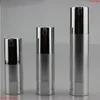 50PCS 15ML 30ML 50ml UV silver gold airless vacuum pump lotion bottle used for Cosmetic Containergoods Lsgmn