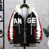 Vestes pour hommes Capital R Lettre Impression Tendance Unisexe Veste De Mode Streetwear Hiphop Style À Capuche Baseball Uniforme Pour Hommes Bomber 230821