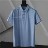 Polo da ricamo classico camicie integrali da uomo TB polos casual business da uomo traspirante camicia da uomo m-xxxl343c