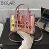 TOTES TREND 2023 BAG HOTTER WOMENT PVC رسائل شفافة حقيبة Crossbody Fashion Fashion المحافظات المصممة الصغيرة حقائب اليد HKD230822