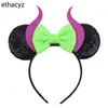 Haarzubehör 10pcslot Großhandel Halloween Maus Ohren Stirnband Kids Festival Party Cosplay Kürbis Teufel Frauen Mädchen DIY Haarzubehör 230821