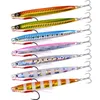 Iscas de iscas 7pcs super slim ssz metal fundindo gabaritos 10g 20g 30g 40g Shore Drag fundgging colher colher de pesca marinho isca artificial Tackle 230821