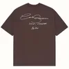 Cole Buxton Minimalistische slogan Logo-print korte mouwen T-shirt Cursive Slogan Loose Heavy Trend Casual paar American Short Sleeve t-shirt man heren plus tees smlxl