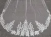 Voiles de mariée en dentelle élégante, avec peigne, 3m, 1.5m, une couche, blanc ivoire, accessoires de mariage, 2023