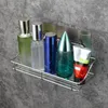 Bathroom Shelves Stainless Steel Bathroom Storage Shelf Punch-Free Kitchen Bathroom Toilet Wall Hanging Storage Rack 230821