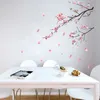 Autocollants muraux branches de fleurs de prunier, sparadrap muraux pour salon, chambre à coucher, décoration pour enfants, 230822