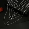 Подвесные ожерелья модная геометрическая лосточка из треугольника длинное ожерелье Женское многослойное свитер -цепь женские ювелирные изделия 239y
