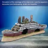 Dekorationer Titanic Lost Wrecked Boat Ship Aquarium Fish Tank Landscape Decoration Ornament Wreck Ornament Accessories 230821