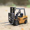 Diecast Model 1 50 Forklift Truck Alloy Car Car Simulation Fork Liftable Engineering Vehicle Collection Childrenギフト230821