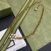 Necklace Women Designer Gold Jewelry Flowers Pearl Pendant Links Chain Sun Necklaces Titanium Letter Pattern Girls Party Wedding s