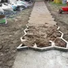 Stenbeläggningsform för att göra vägar till din trädgård betong mögel259k