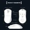 Мыши Motospeed Darmoshark M3 Беспроводной Bluetooth Gaming Mouse 26000DPI PAM3395 Оптический компьютерный офис макро диск для ноутбука 230821