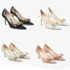 Lady Pump Dress Schuhe Frauen Liebe 85 mm/65 mm Glitzer Kätzchen Ferse Bug Pumps Party Hochzeit Braut High Heels Ladies Pumps EU35-43 Schnelles Schiff