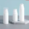 5ml/10ml/15ml White Plastic Empty Airless Pump Bottles Wholesale Vacuum Pressure Lotion Bottle Cosmetic Container SN762goods Vnksv