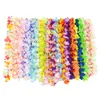 Inne imprezy imprezowe 36-100pcs Hawajski sztuczny kwiat Leis Garland Naszyjnik Hawaje Luau Summer Tropical Party Dekoration