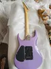 Custom son Metallic Purple Electric Guitar SSH Pickups Shark Fin Inlay Tremolo Bridge Whammy Bar Chrome Hardware