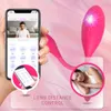 Wibratory dla kobiet w aplikacji dla kobiet w szoku elektrycznym jajka pochwy wibrator kulki gibel gil dildo seks seksshop 230821