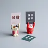 Obiekty dekoracyjne figurki Zakka Miniatures Cat Pig Dharma dekoracja rzemiosła