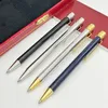 Stylos à bille CT Fine Pôle Stylo À Bille Classique De Luxe Marque Métal Résine Bureau D'affaires Écriture Papeterie Top Cadeau 230821