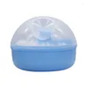 Storage Bottles High Quality Baby Soft Face Body Cosmetic Powder Puff Talcum Sponge Box Case Container 1PCS