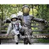 Girl's Dresses snailify Silver Spaceman Jumpsuit Boys Astronaut Costume For Kids Halloween Cosplay Children Carnival Party Fancy Dress 230821