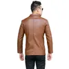 Męskie okopy płaszcze Idopy Fashion Kurtka męska sztuczna skóra biznesowy motocykl odzieży wierzchniej dla mężczyzn 230822