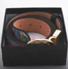 Camellia Men Designers Belt damesbanden Heren Heren Hoge kwaliteit Mode Casual lederen riem Taillebanden voor man Woman Flower Color BeltCinturones G CD 3.0-3.8cm