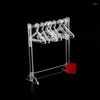 Decoratieve borden grote displaystand capaciteit sieraden opslag show jas hanger rack oordring case haak voor meisjes diy cadeau