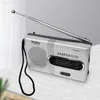 Högtalare R21 Portable Mini Handheld Dual Band AM FM Music Player Talare med Telescopic Antenna Outdoor Radio Stereo Z0317 L230822