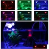 Akwaria oświetlenie Aquashine LED Nurkowanie światło punktowe 1W wodoodporne Aquarium Nocne światło z kolorową dekoracyjną trawą wodną. Upuść DHIS4