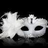 Maski imprezowe taniec diamentowy piórka wenecka maska ​​wenecka kwiat ślub karnawałowy kostium seks lady masquerade 230821