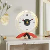 Bordklockor Web Celebrity Light Luxury Office Seat Clock vardagsrum Dekoration Ins Creative Children's Gift Bedside