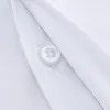 Men's Casual Shirts Classic French Cuff Dress Shirt Covered Placket Long Sleeve Tuxedo Male with Cufflinks No Pocket Office Work White 230822