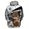 Мужские толстовки любят собаку немецкая овчарка 3D по всему печати уличный спортивный костюм 01