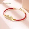 Charm Bracelets MOONLIGHT Fashion Zirconia Endless Love Infinity Chain On Hand Adjustable For Woman Party Jewelry Gifts 230821