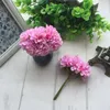 Dekorativa blommor kransar 6st Silk Stamen Artificial Flower Bouquet Wedding Party Decoration Diy Handmade Wreath Gift Scrapbooking Craft Fake 230822