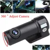 car dvr Voiture Dvrs 1080P Wifi Mini Dvr Dash caméra Vision nocturne caméscope conduite enregistreur vidéo caméra arrière numérique registraire livraison directe Mobi Dh3Fo