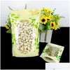 Storage Bags Green Printing Lovely Plastic Bag Food Packaging Zipper Snacks Wholesale Lz0708 Drop Delivery Home Garden Housekee Organi Dhfxs