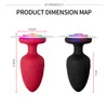 Anal Toys Vibrating Plug With Wings LED Light Buttplug Remote Control Vibrator For Women Men Male Prostate Massager Anus Sex 230821