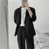 Herenpakken lente zomer Brits stijl formele blazer mannen Koreaanse mode losse casual jurk jas Harajuku sociaal pak m-2xl