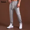 Pantaloni maschili ladiguard pantaloni da uomo taglie forti pantaloni magri a forma solida pantaloni streetwear maschio sottile sexy lace-up maschile pancile pancile 230822